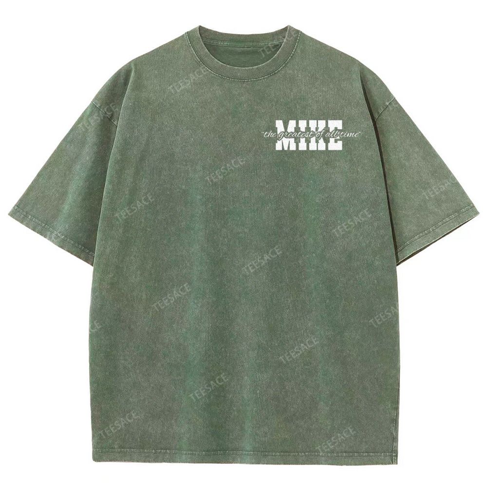 GOAT MIKE TYSON Unisex Fit Washed T-Shirt