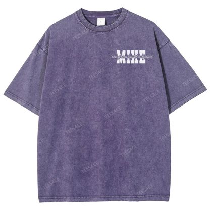 GOAT MIKE TYSON Unisex Fit Washed T-Shirt