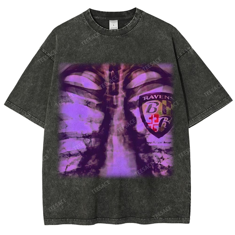 Ravens Unisex Fit Washed T-Shirt