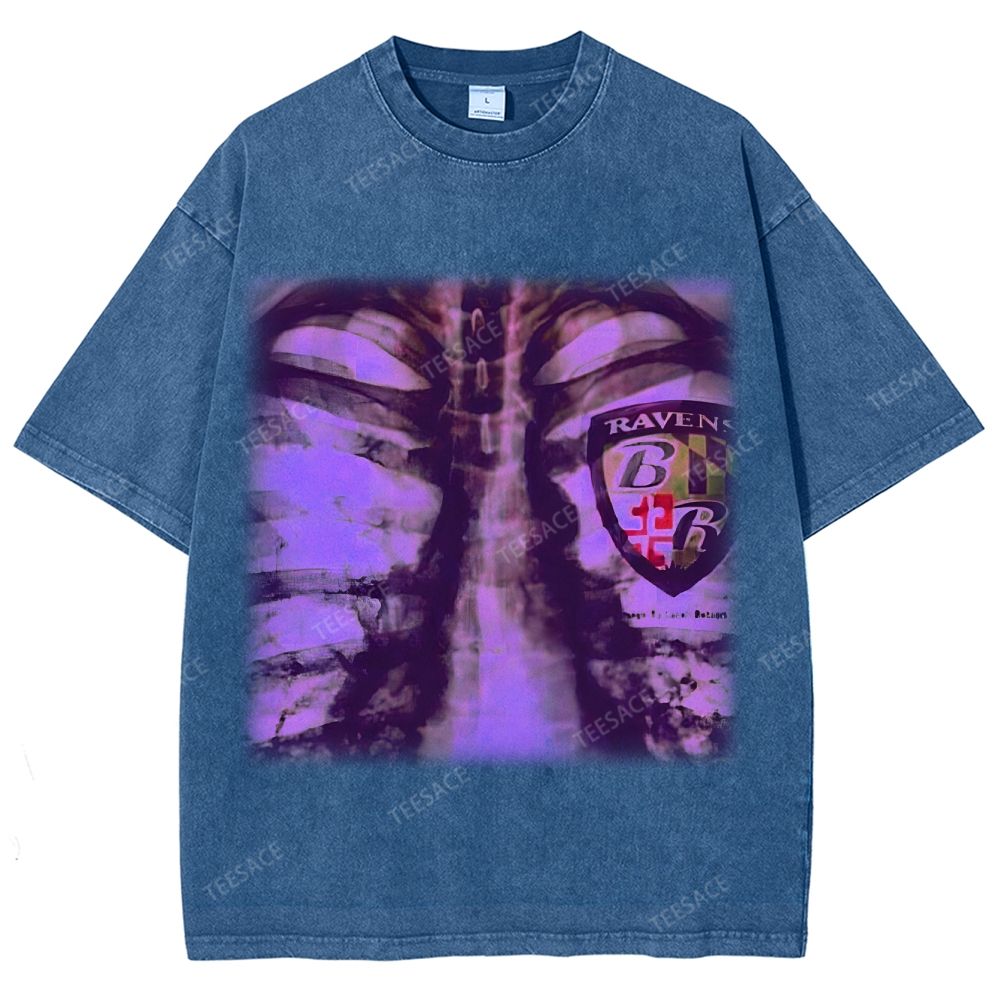 Ravens Unisex Fit Washed T-Shirt