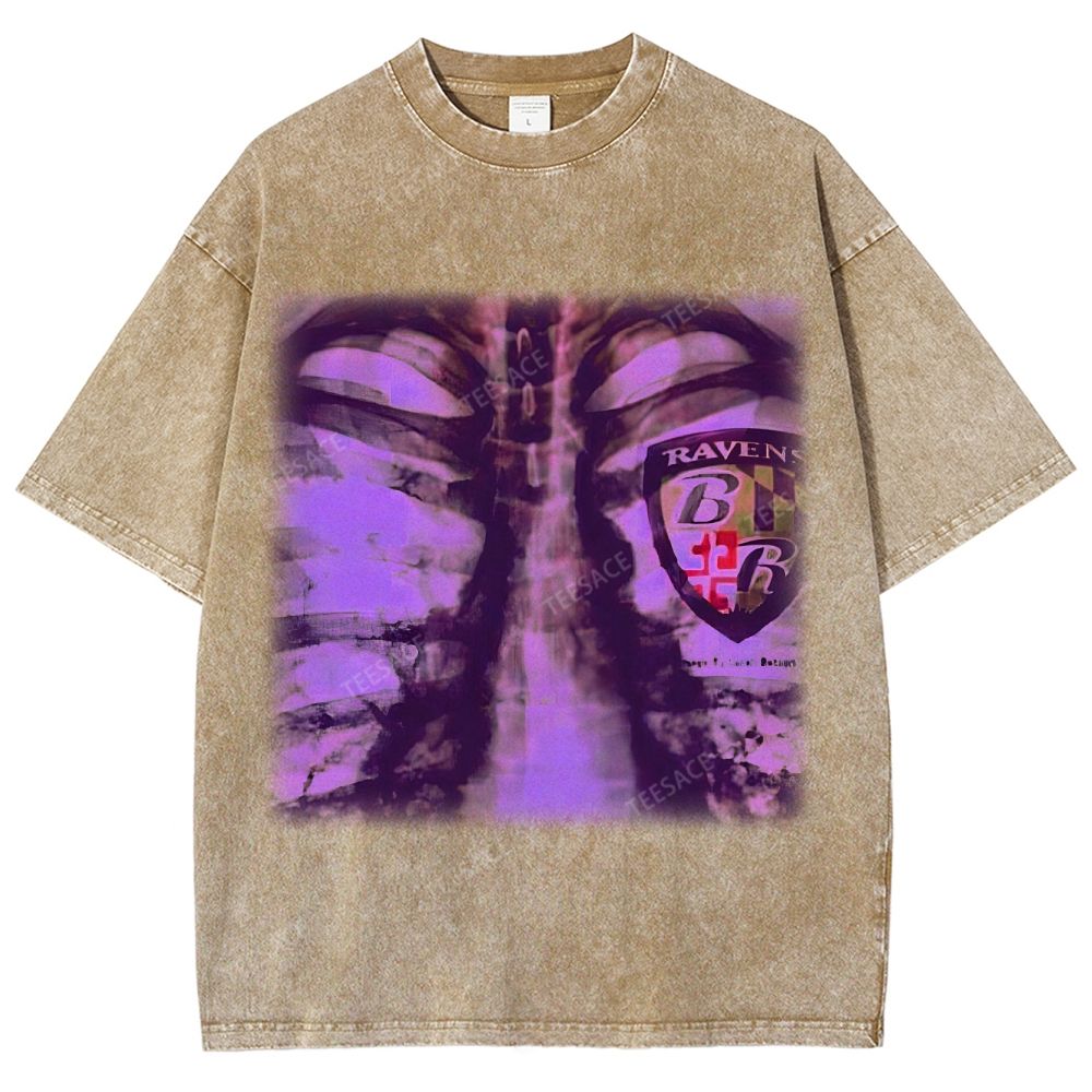Ravens Unisex Fit Washed T-Shirt