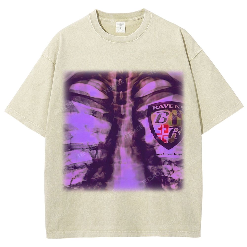 Ravens Unisex Fit Washed T-Shirt