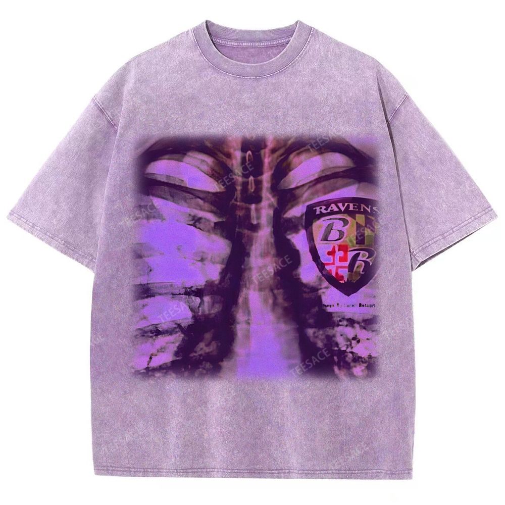 Ravens Unisex Fit Washed T-Shirt