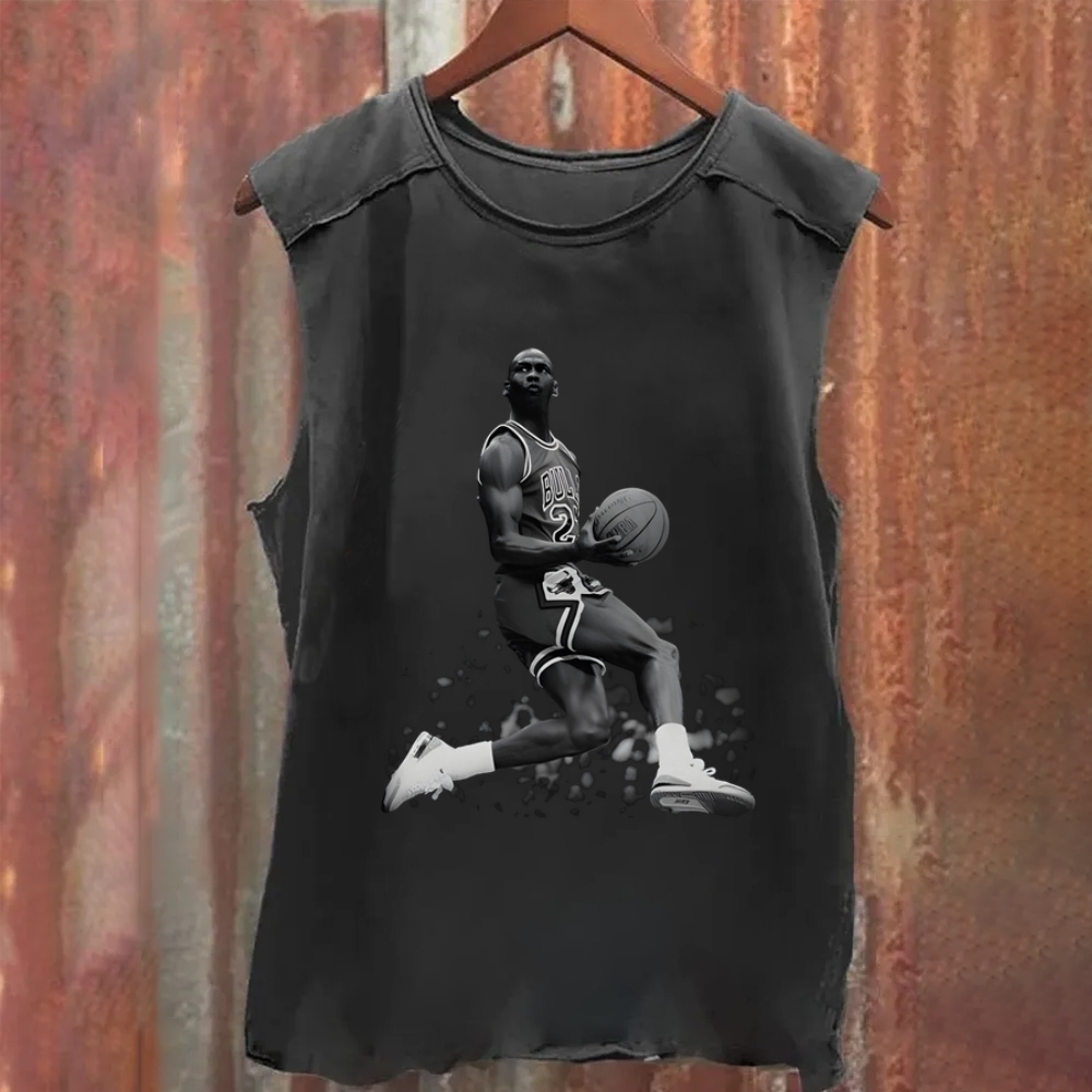 Jordan Unisex Vintage Tank Top Sleeveless Tee
