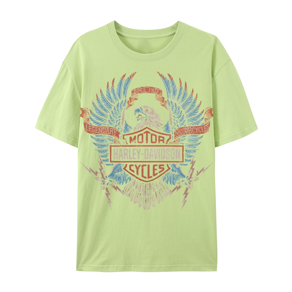 Casual Short Sleeve T-Shirt HARLEY DAVIDSON ELECTRIC EAGLE 