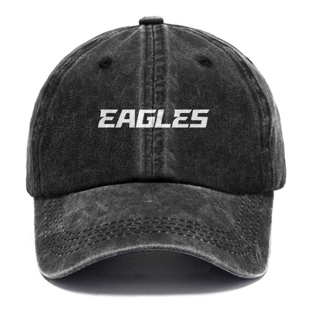 Unisex Vintage Casual Washed Cap | EAGLES