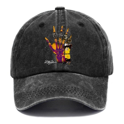 Unisex Vintage Casual Washed Cap | JAMES CHAMPIONS
