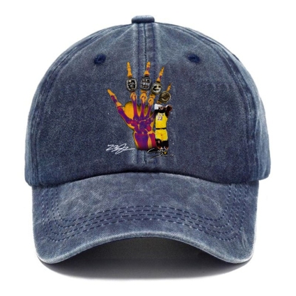 Unisex Vintage Casual Washed Cap | JAMES CHAMPIONS