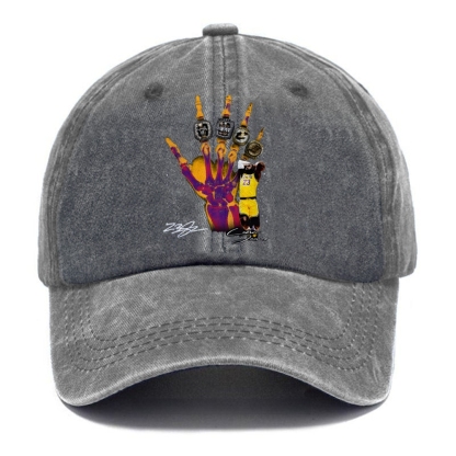 Unisex Vintage Casual Washed Cap | JAMES CHAMPIONS
