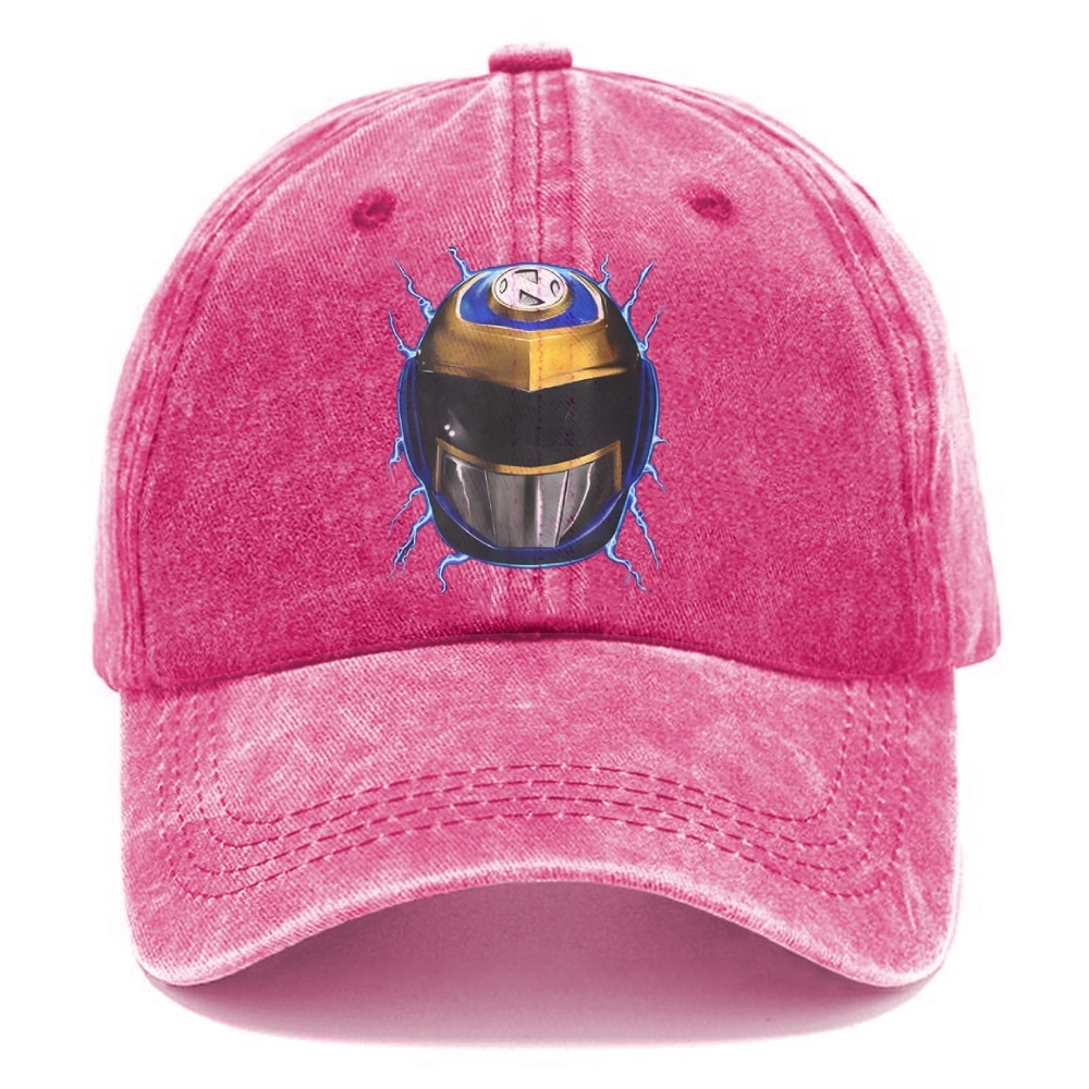 Unisex Vintage Casual Washed Cap | POWER RANGERS