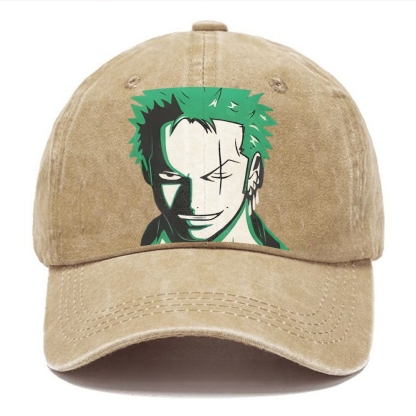 Unisex Vintage Casual Washed Cap | ONE PIECE