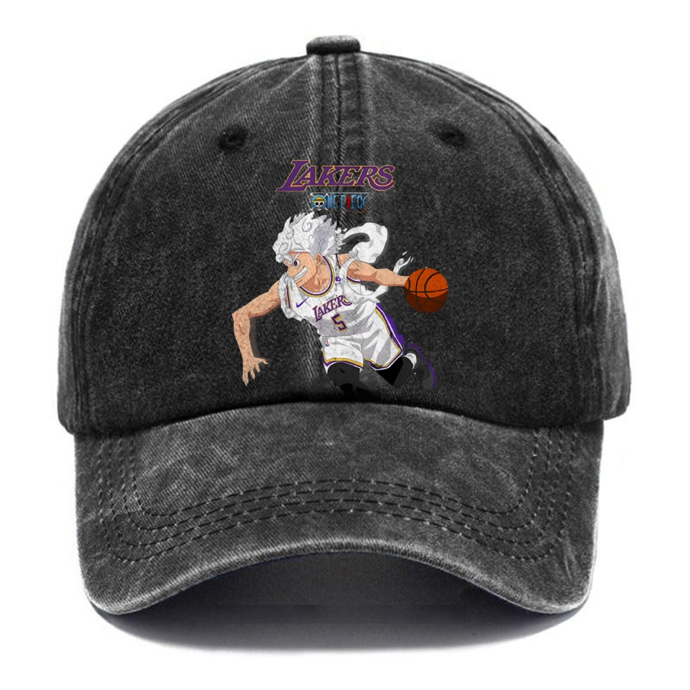 Unisex Vintage Casual Washed Cap | LAKERS ONE PICEC