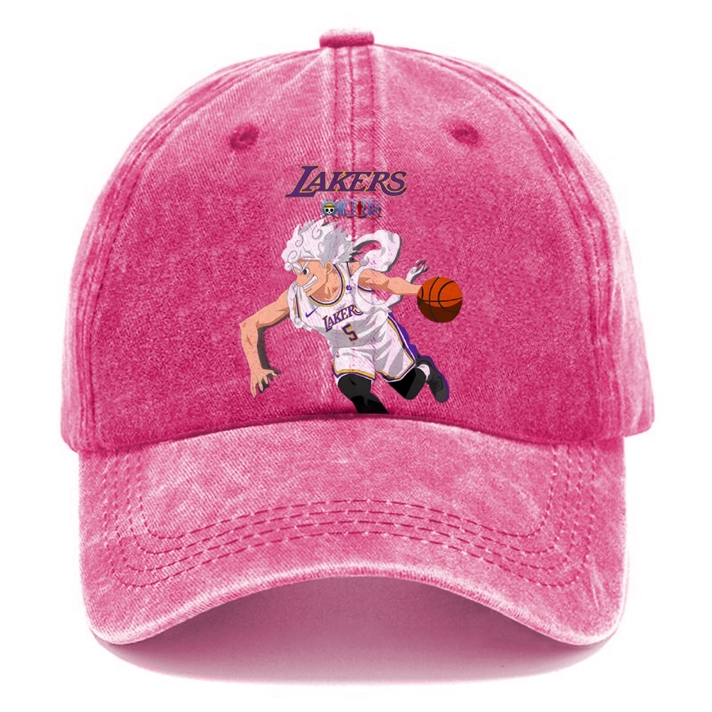 Unisex Vintage Casual Washed Cap | LAKERS ONE PICEC