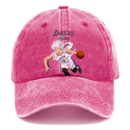 Unisex Vintage Casual Washed Cap | LAKERS ONE PICEC