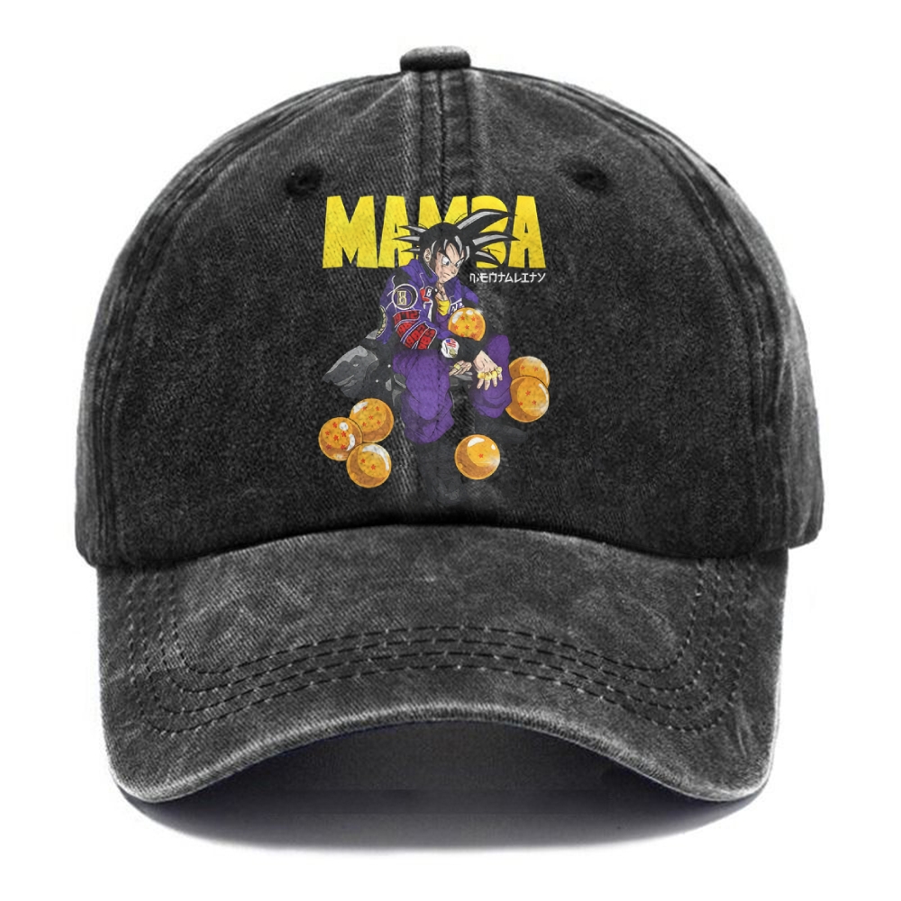 Unisex Vintage Casual Washed Cap | MAMBA GOKU