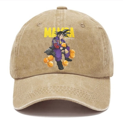 Unisex Vintage Casual Washed Cap | MAMBA GOKU