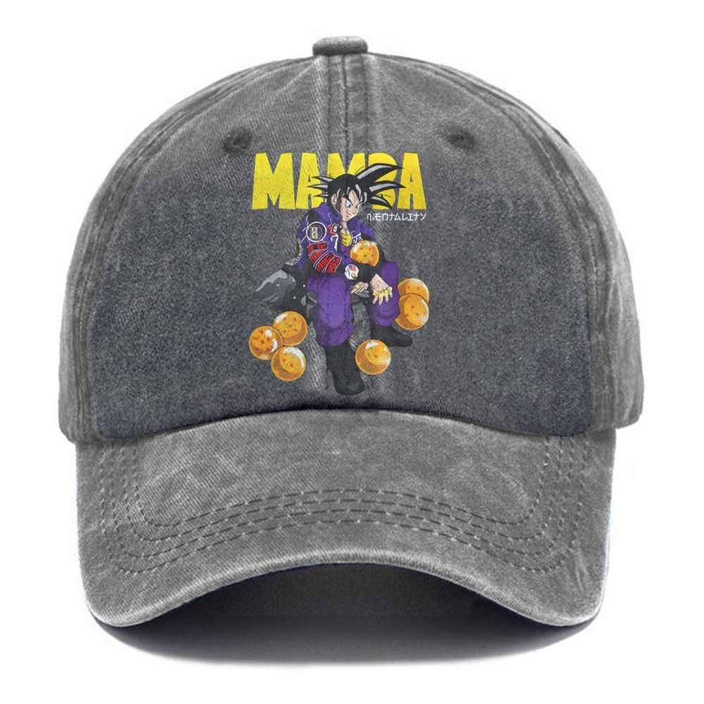 Unisex Vintage Casual Washed Cap | MAMBA GOKU