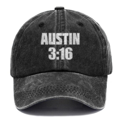 Unisex Vintage Casual Washed Cap | AUSTIN 3:16