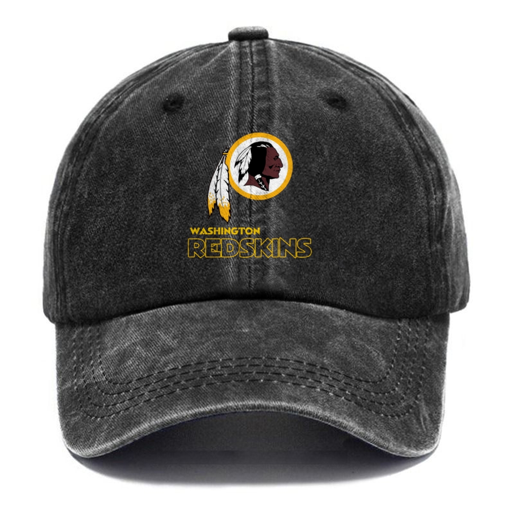 Unisex Vintage Casual Washed Cap | Washington Commanders Redskins