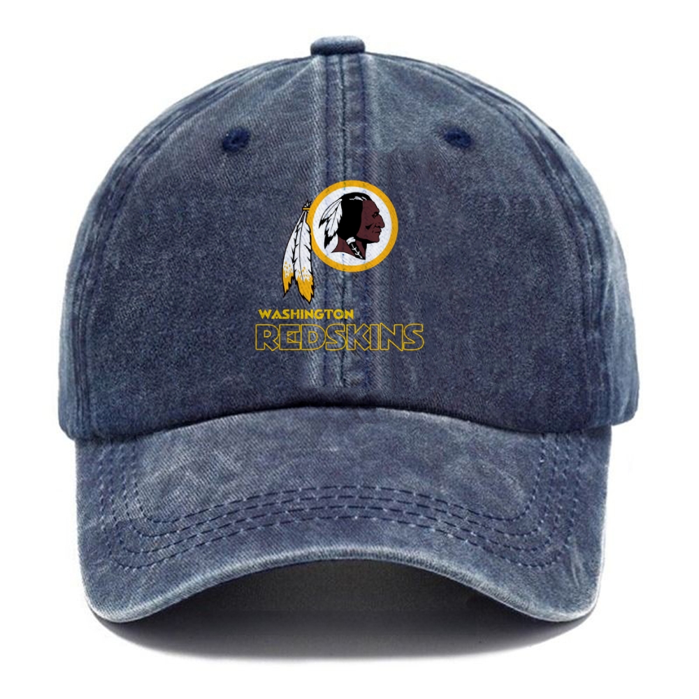 Unisex Vintage Casual Washed Cap | Washington Commanders Redskins
