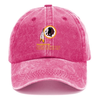 Unisex Vintage Casual Washed Cap | Washington Commanders Redskins