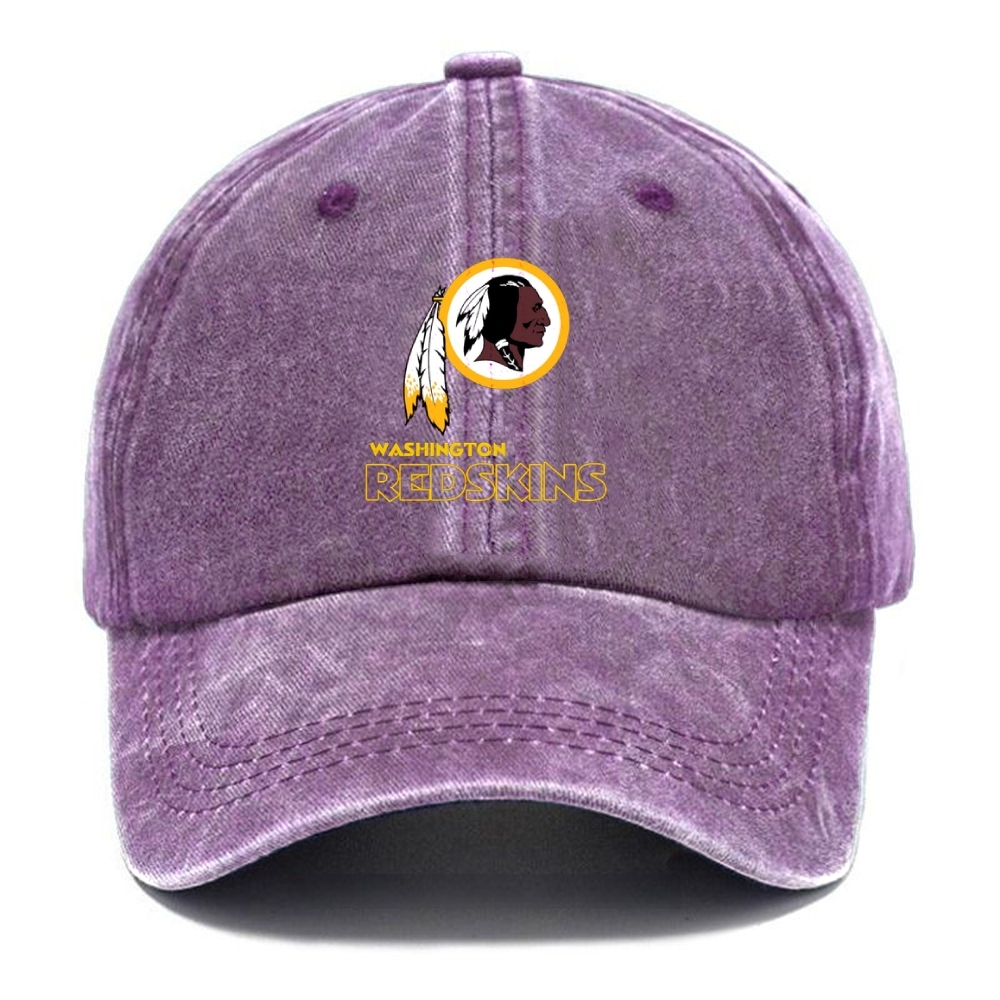 Unisex Vintage Casual Washed Cap | Washington Commanders Redskins