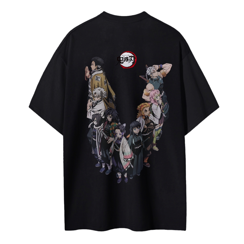 Demon Slayer Cotton Unisex Round Neck Anime T-Shirt