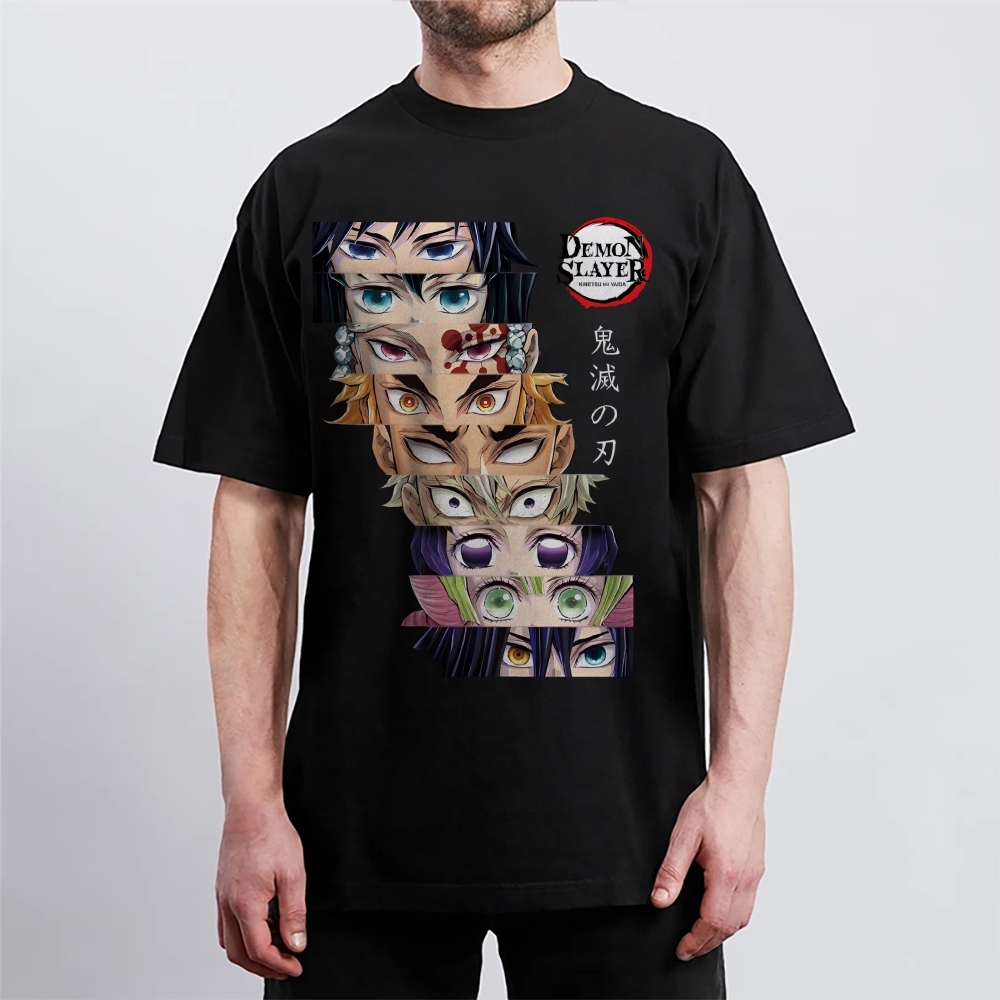 Demon Slayer Cotton Unisex Round Neck Anime T-Shirt