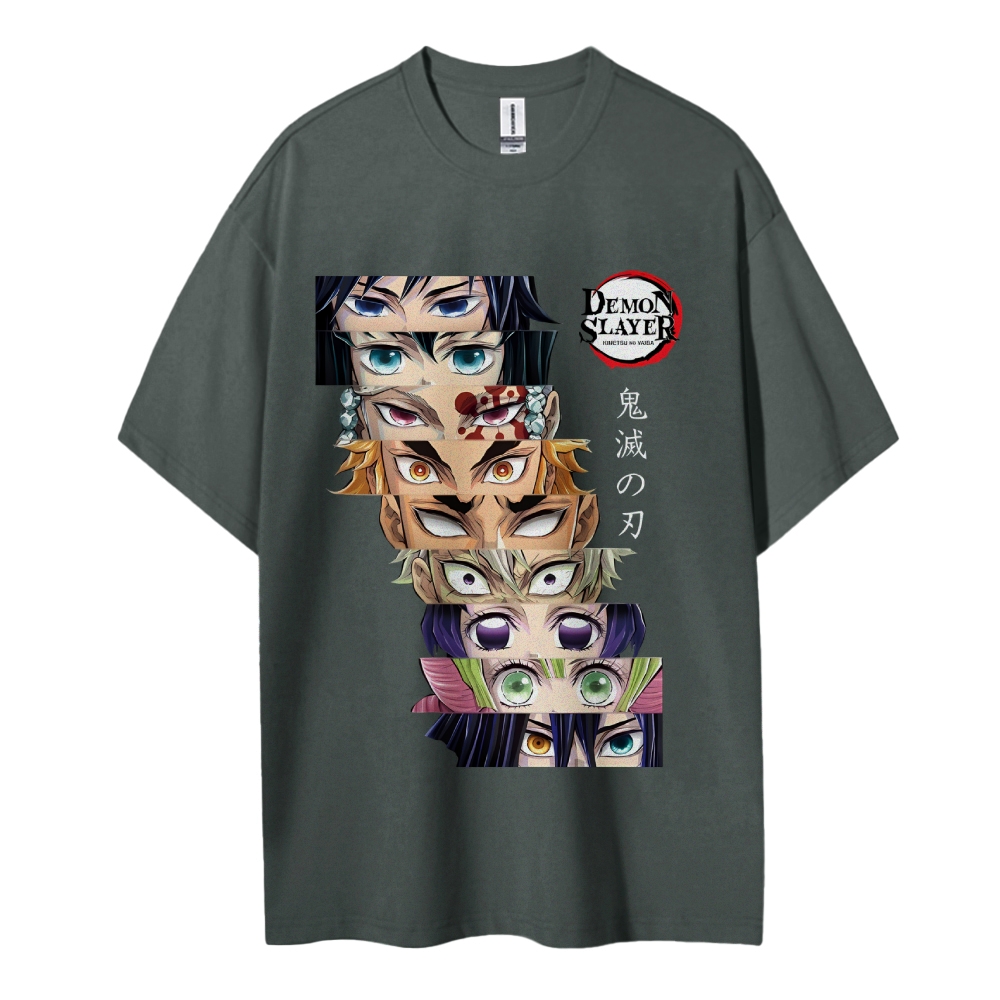 Demon Slayer Cotton Unisex Round Neck Anime T-Shirt
