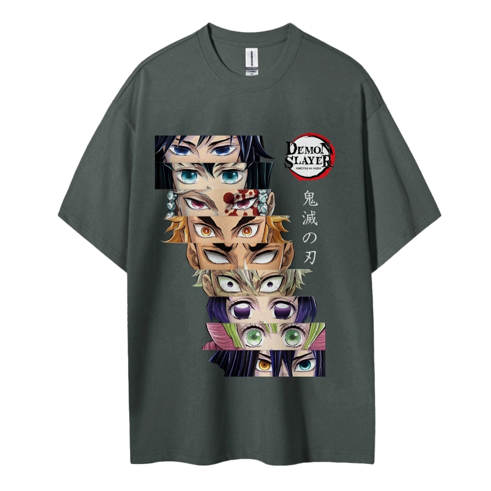 Demon Slayer Cotton Unisex Round Neck Anime T-Shirt