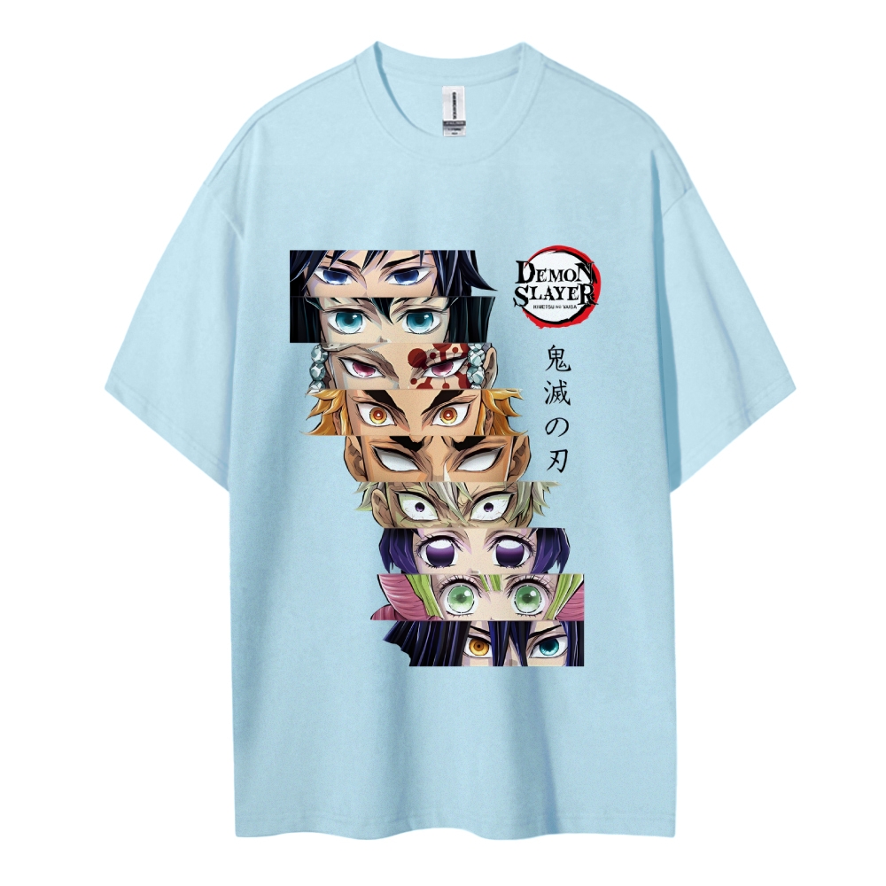 Demon Slayer Cotton Unisex Round Neck Anime T-Shirt