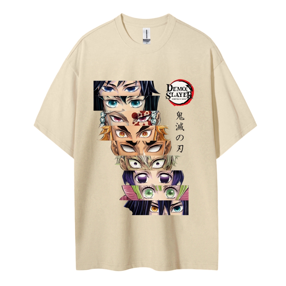 Demon Slayer Cotton Unisex Round Neck Anime T-Shirt