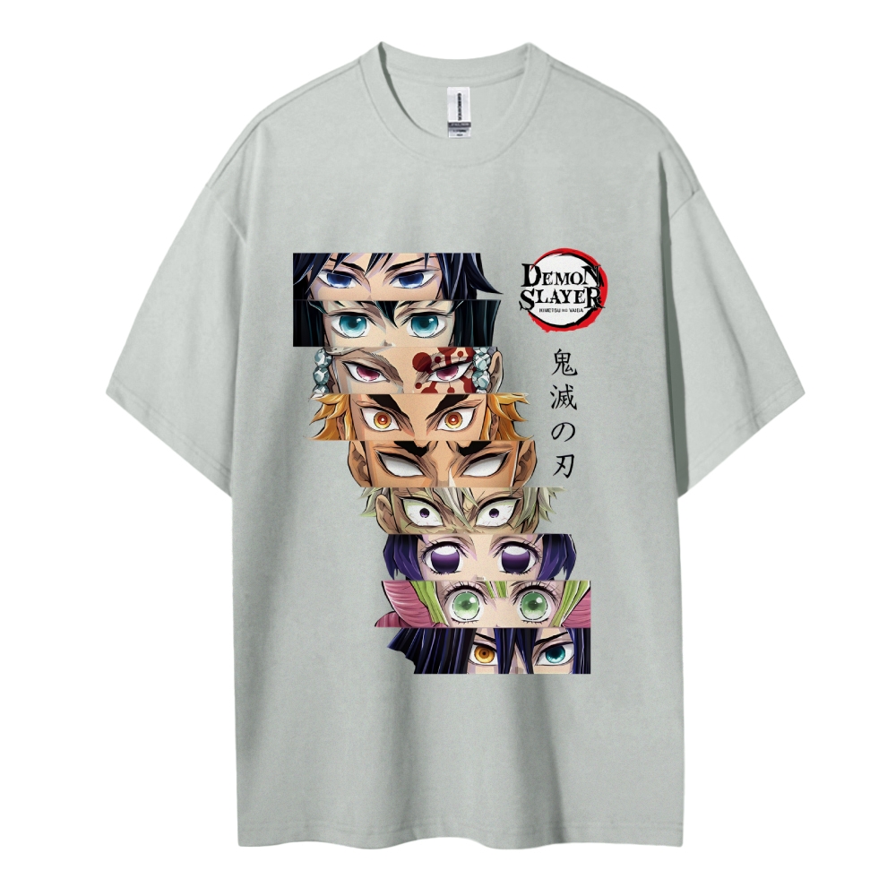 Demon Slayer Cotton Unisex Round Neck Anime T-Shirt