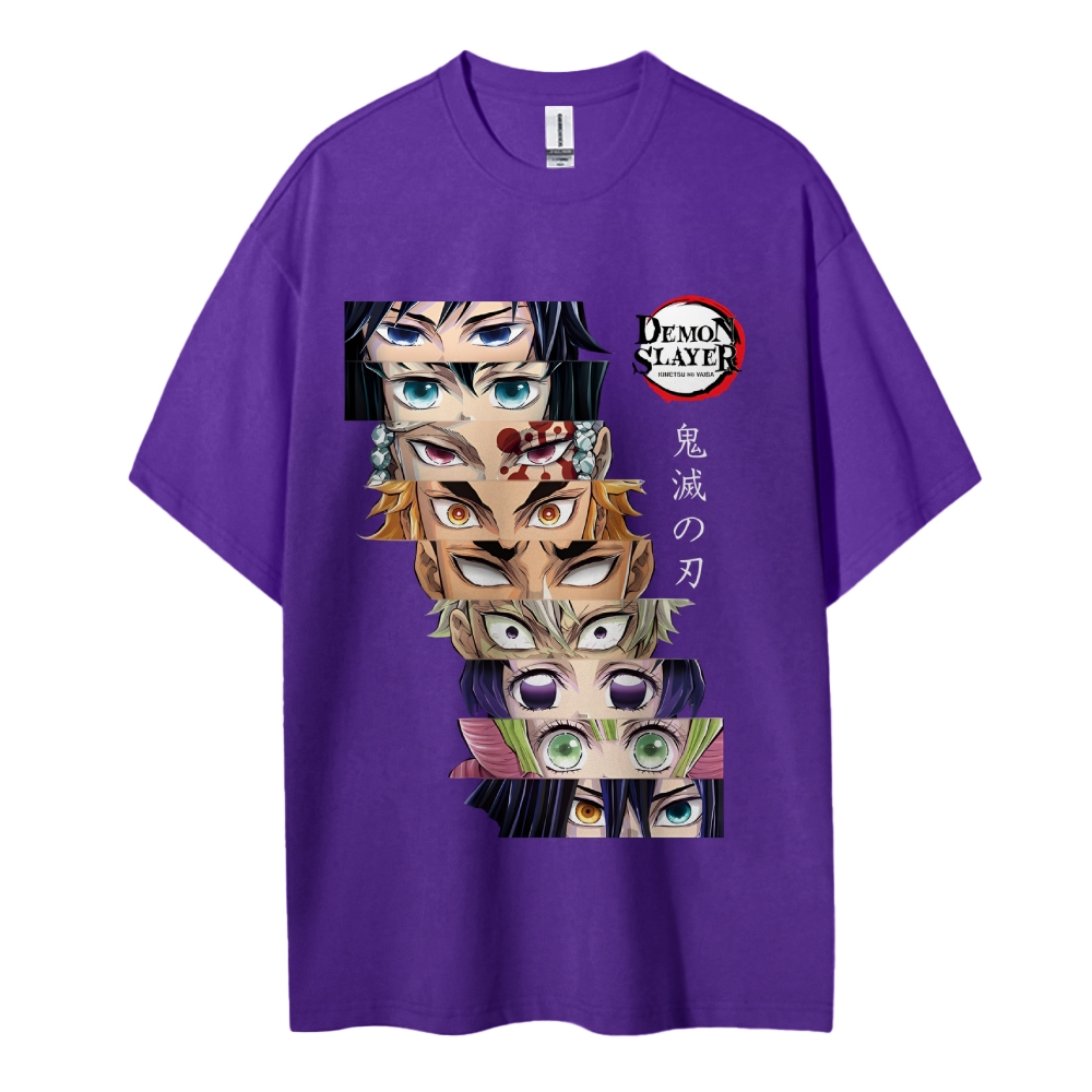 Demon Slayer Cotton Unisex Round Neck Anime T-Shirt
