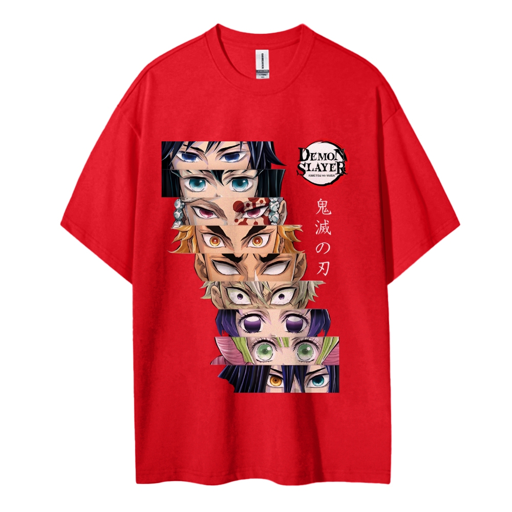 Demon Slayer Cotton Unisex Round Neck Anime T-Shirt