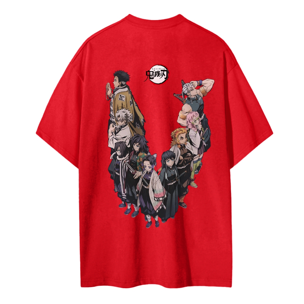 Demon Slayer Cotton Unisex Round Neck Anime T-Shirt