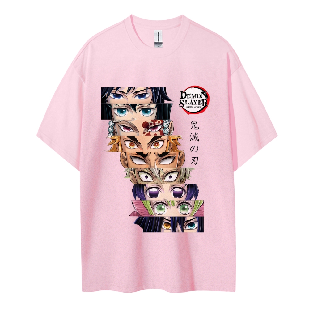 Demon Slayer Cotton Unisex Round Neck Anime T-Shirt
