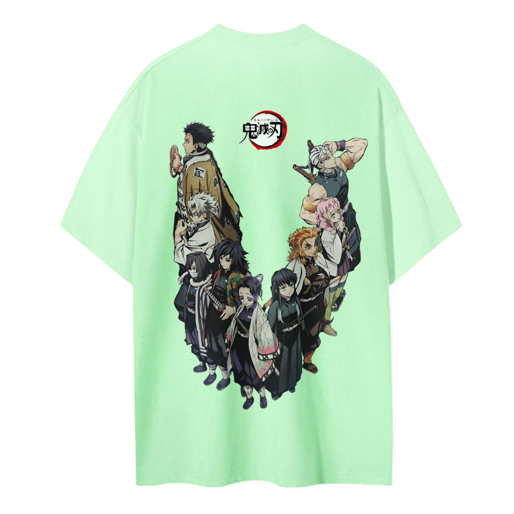 Demon Slayer Cotton Unisex Round Neck Anime T-Shirt
