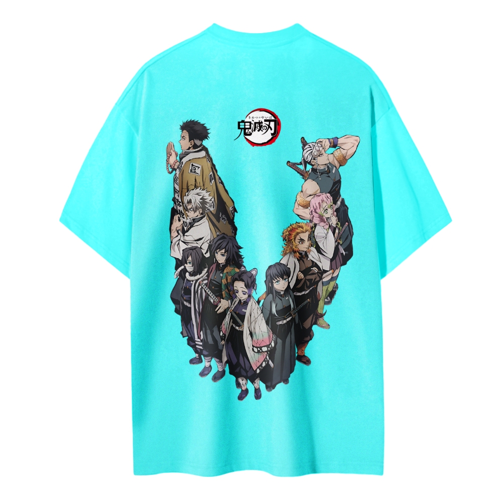 Demon Slayer Cotton Unisex Round Neck Anime T-Shirt
