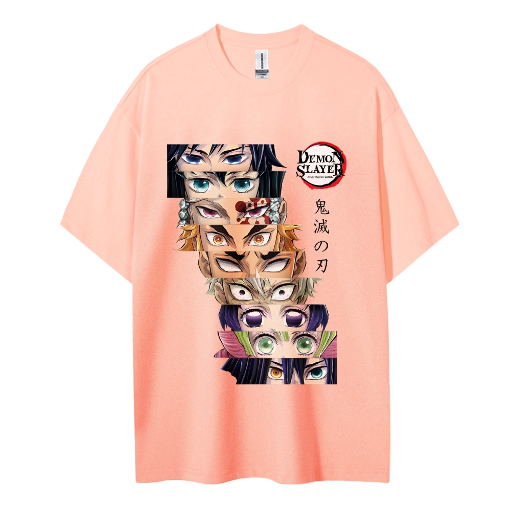 Demon Slayer Cotton Unisex Round Neck Anime T-Shirt