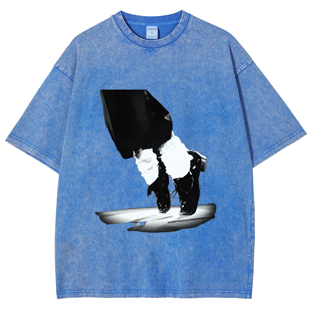 Unisex Fit Washed T-Shirt | MICHAEL JACKSON
