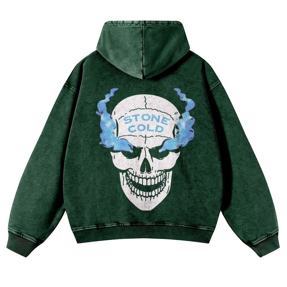 Casual Washed Hoodie STONE COLD