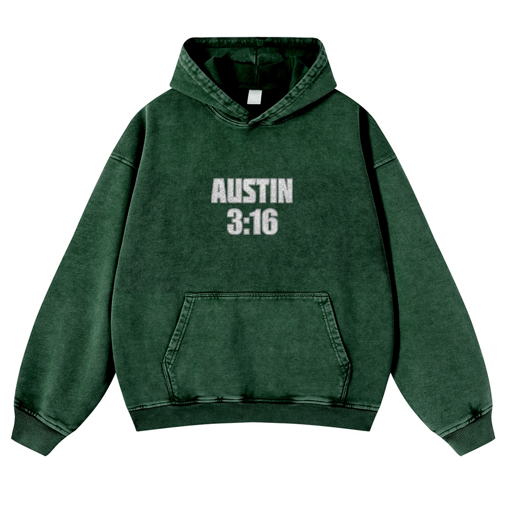 Casual Washed Hoodie STONE COLD