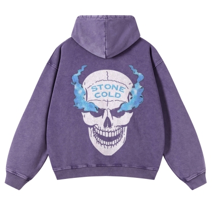 Casual Washed Hoodie STONE COLD