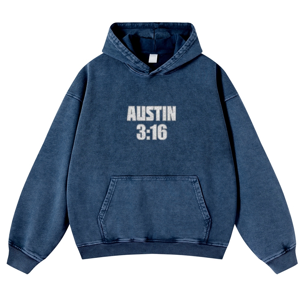Casual Washed Hoodie STONE COLD