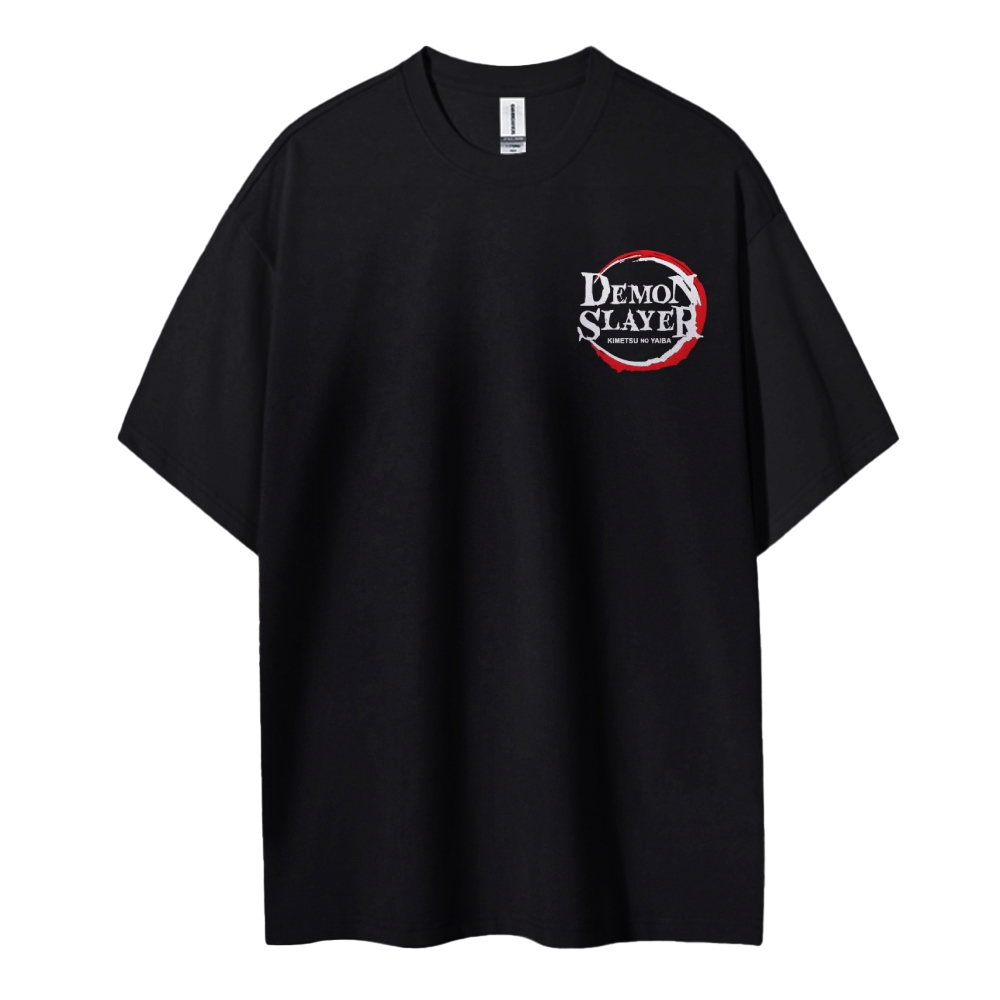 Demon Slayer Cotton Unisex Round Neck Anime T-Shirt