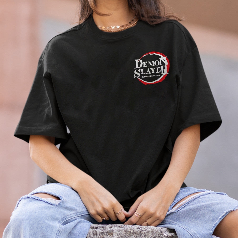 Demon Slayer Cotton Unisex Round Neck Anime T-Shirt