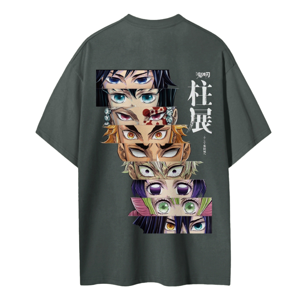 Demon Slayer Cotton Unisex Round Neck Anime T-Shirt