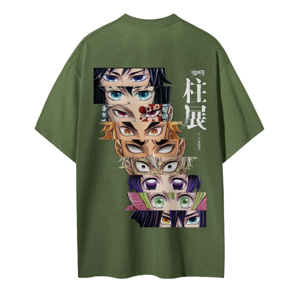 Demon Slayer Cotton Unisex Round Neck Anime T-Shirt
