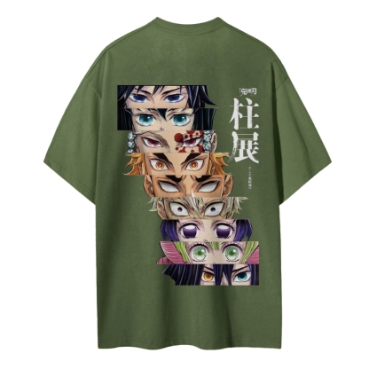 Demon Slayer Cotton Unisex Round Neck Anime T-Shirt